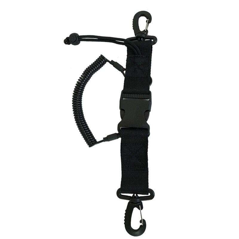 Diving Camera Lanyard Spring Coil Camera Scuba Diving Quick Release Buckle Clips Underwater Pool Accessories