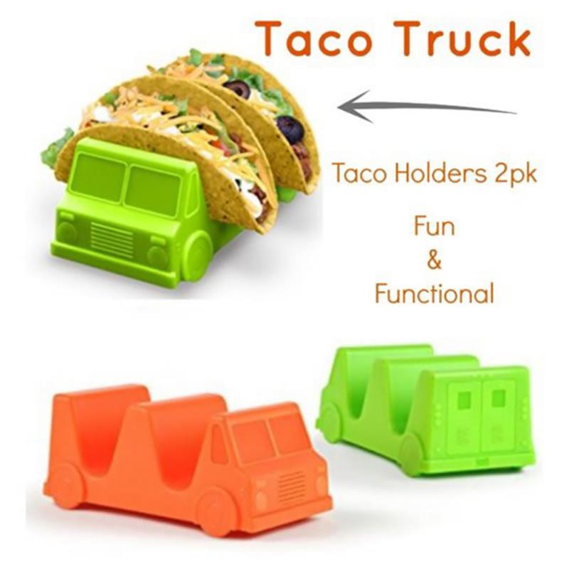 2 unids/set Taco titular tacos mexicana estante para comida creativa en forma de coche casera Pizza mexicana rollo estante cocina herramientas para Tartas