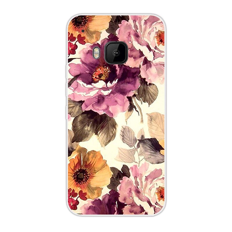 Beschermhoes voor htc one  m9 coque 5.0 " giraffe zachte tpu-hoes voor fundas htc one  m9 cover siliconen achterkant telefoonhoesjes