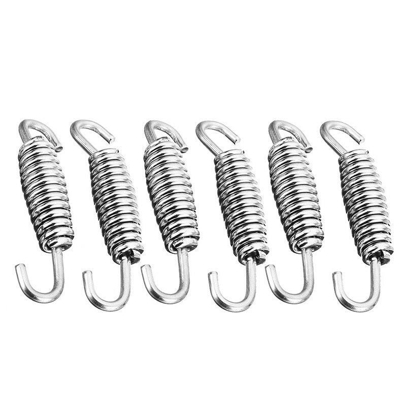 Bestever Exhaust Spring Hook Stainless Steel Spring Hook Motorcycle Exhaust Pipe Muffler Springs Hooks Motorcycle Exhaust System
