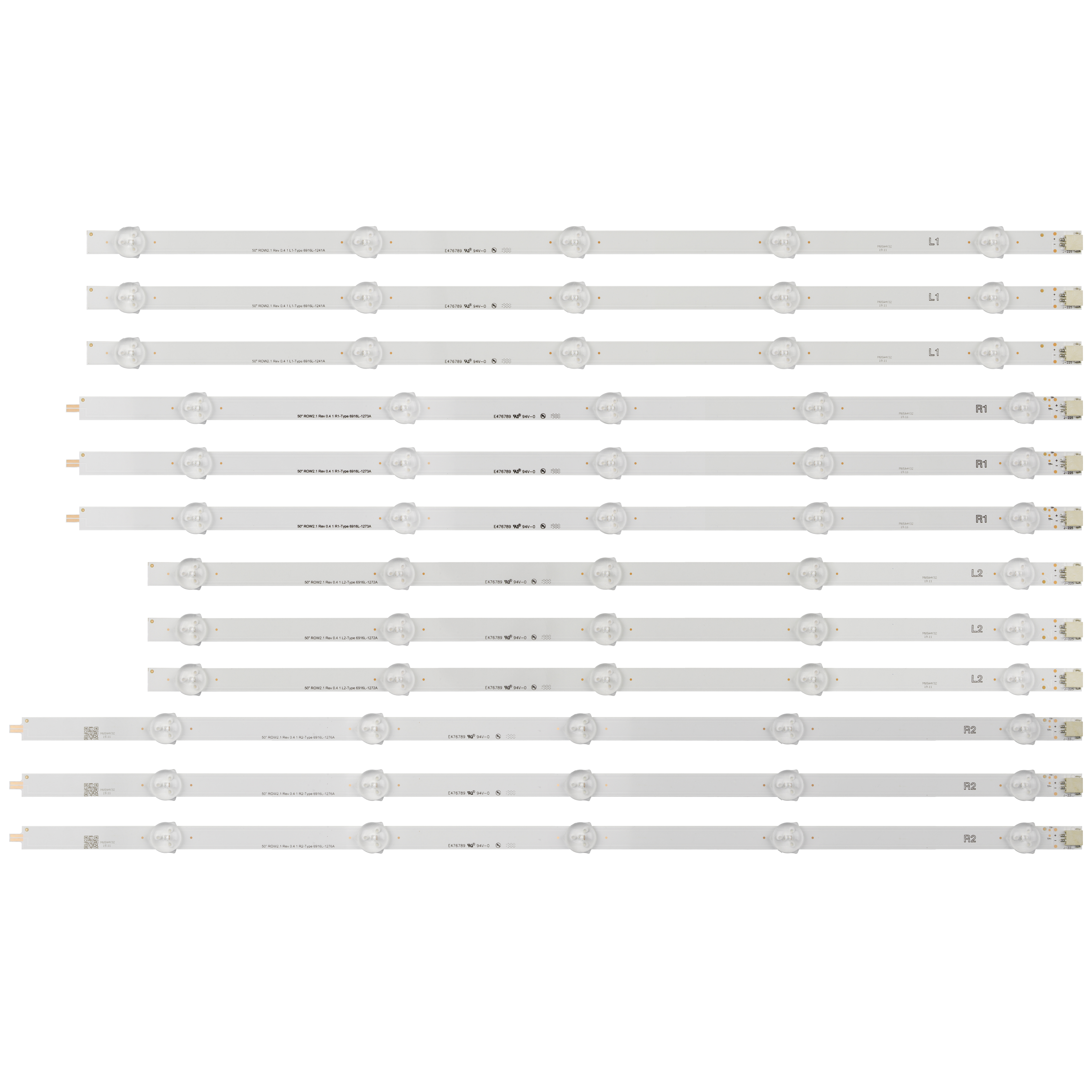 Led-streifen für  lg 50 "  tv 50 ln 5100 50 ln 5130 50 la 620v 6916l-1276a 6916l-1273a 6916l-1272a 6916l-1241a 50 577s 50 la 6208 50 la 6205