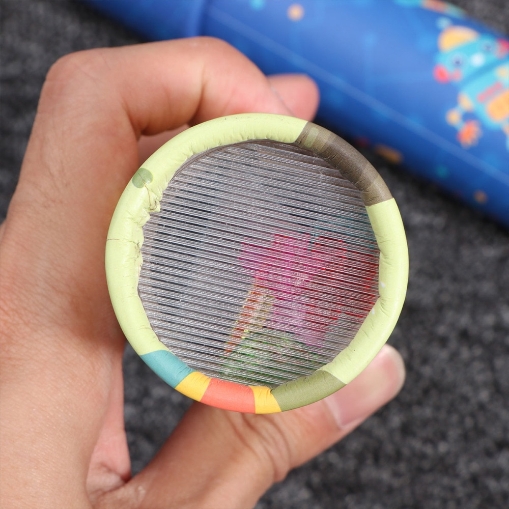 6 stücke Nette Kaleidoskop Spielzeug Bunte freundlicher Schild Pädagogisches Kindergarten freundlicher Polygon Prisma Kaleidoskop Spielzeug für Mädchen