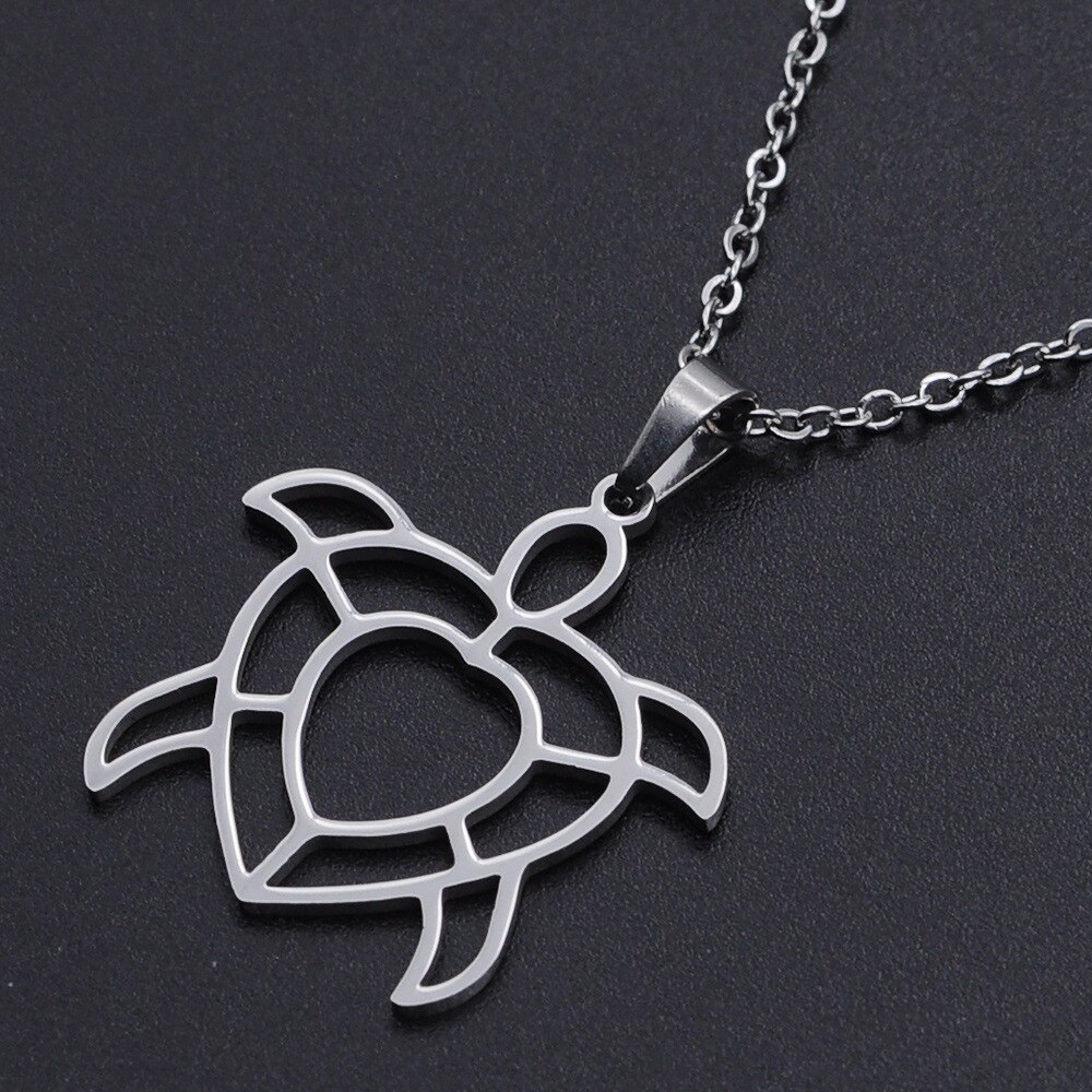 12 Stijlen Rvs Ketting Vrouwen Sieraden Dolfijn Kat Schildpad Hanger Sleutelbeen Ketting Choker Vrouwelijke Meisje Party Mode