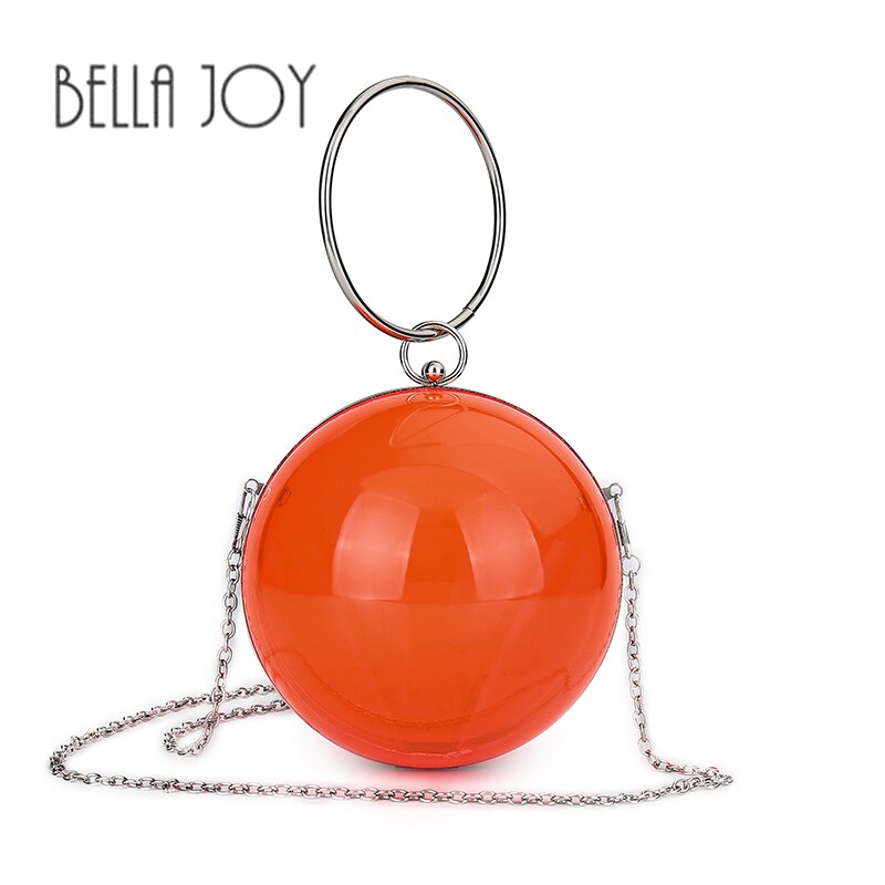 Bolso de mano de bola acrílica para , bolsa de noche a la , europeo y americano,