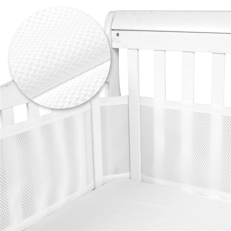 Pare-choc de berceau en maille respirante pour bébé, protection pour -né
