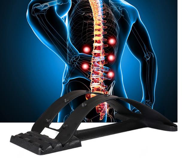 Masajeador de espalda para descanso de cintura, herramientas de cuidado, soporte lumbar para dolor espinal