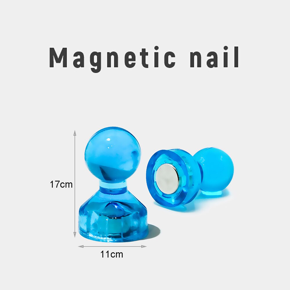 Strong Magnets Notice Board Push Pin Magnet For School Colorful 5Pcs