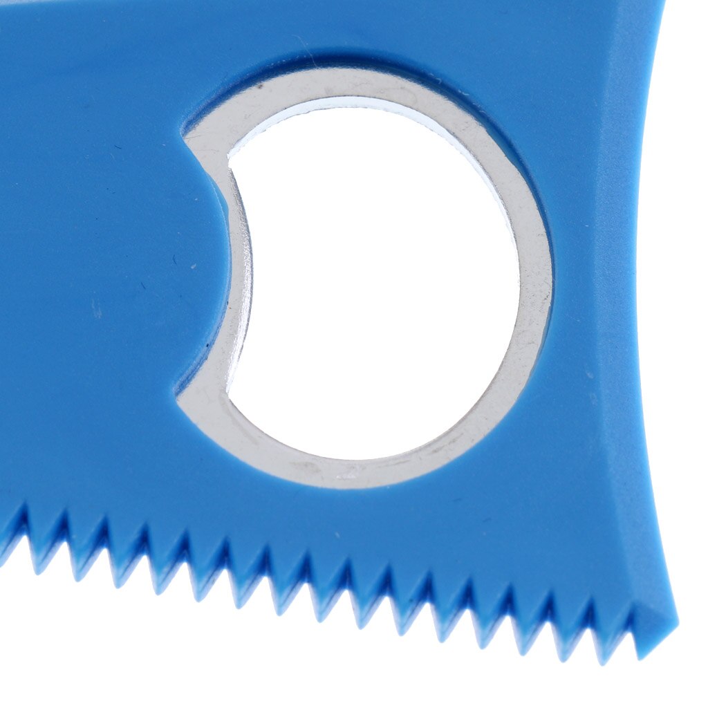 Plástico surf prancha cera pente raspador removedor com abridor de garrafa para a maioria das placas mergulho surf acessórios