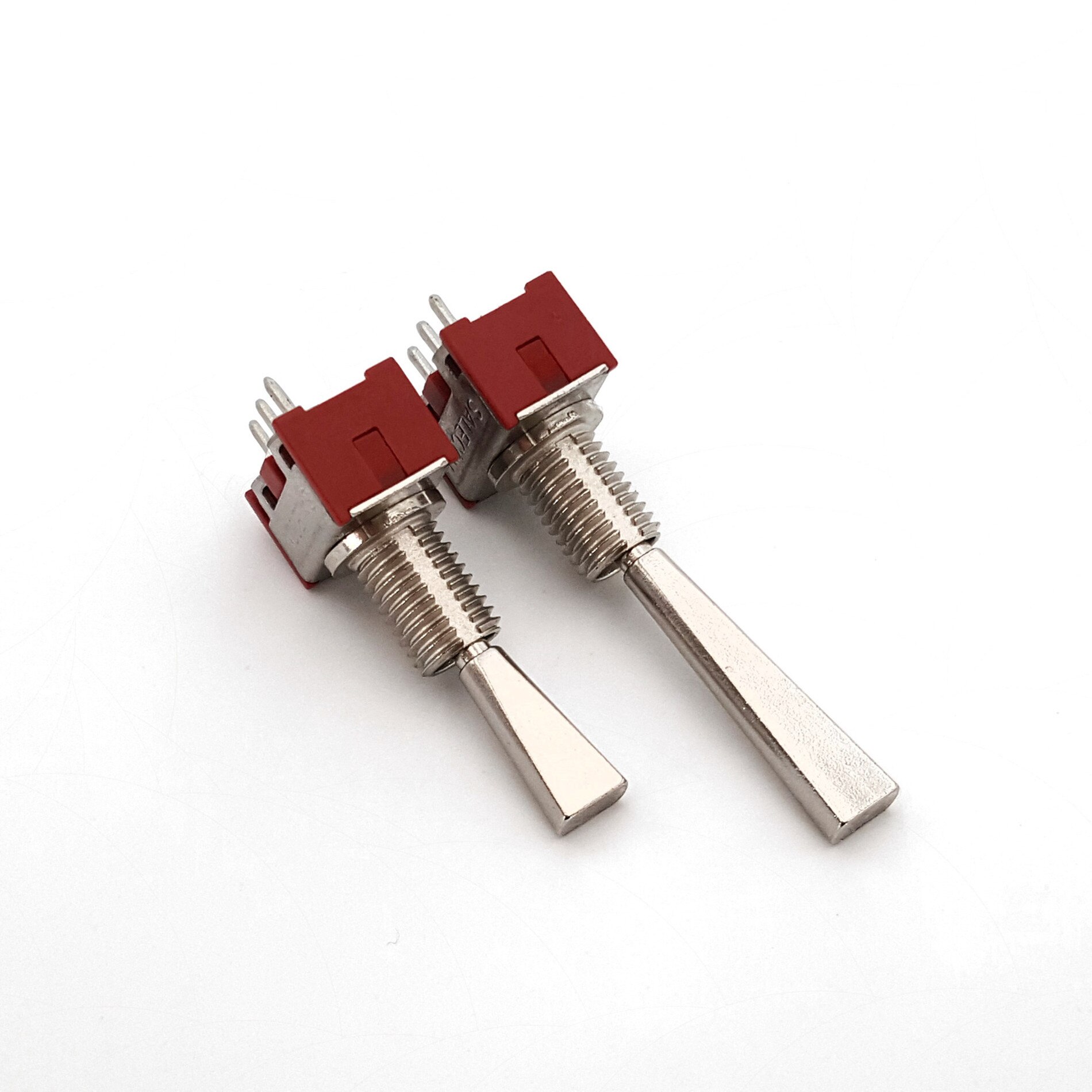 SH T70-T Series Flat Handle 3Pin SPDT Straight PCB Mount Mini Toggle Switch For Remote Control