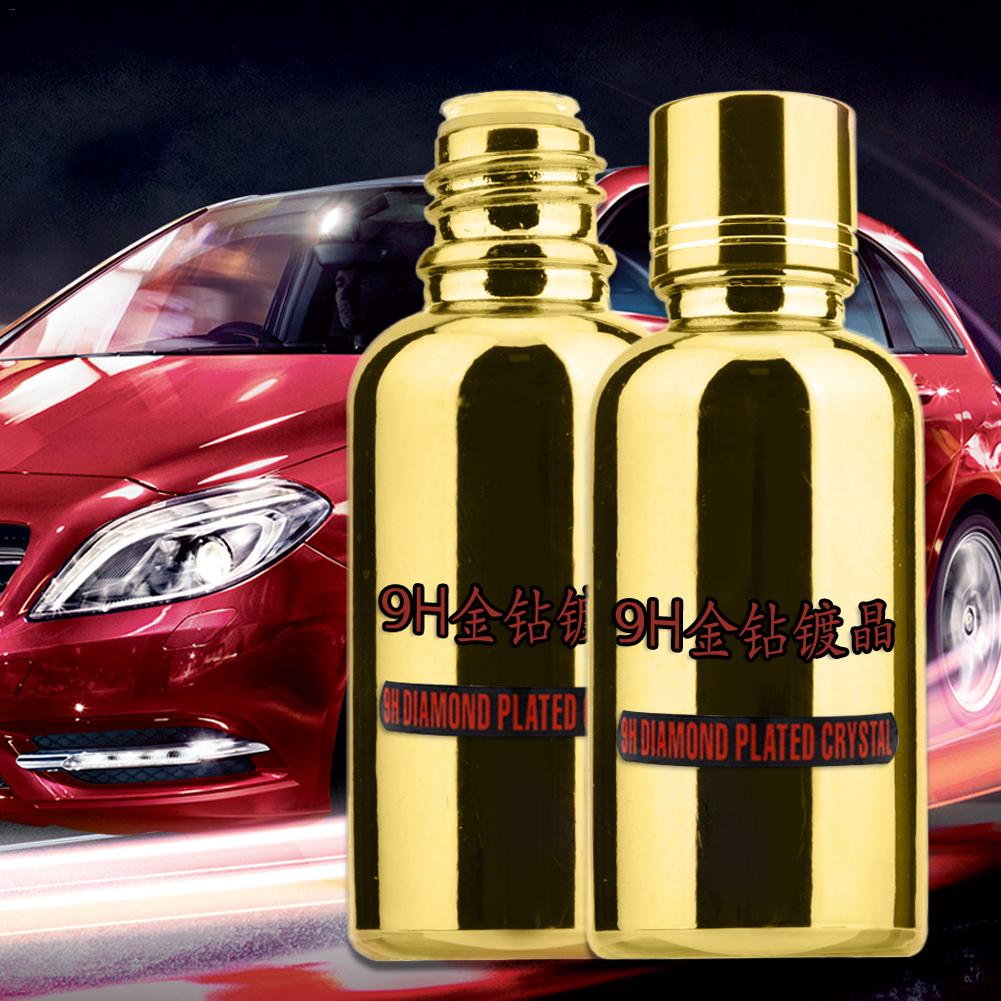 Recubrimiento de cerámica para coche, 30ml, 9H, cuidado de la pintura, recubrimiento hidrófobo, resistente al agua, pulido de alto brillo, cera líquida, antiarañazos