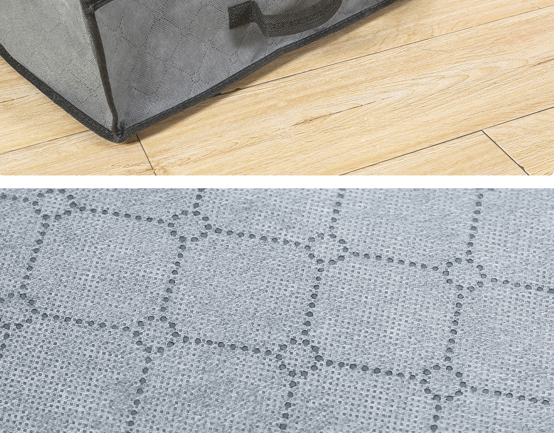 Underbed Storage Bags Large Capacity Under Bed Storage Box With 2 Handles And Sturdy Zippers For Blankets/Clothes/Quilt