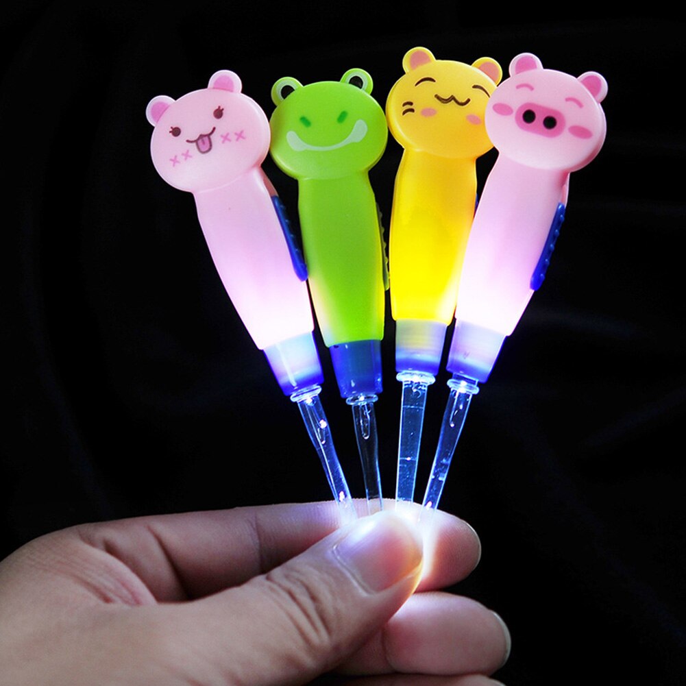Cartoon Dier Afneembare Baby Volwassenen Zorg Oren Schoonmaken Met Licht Oorsmeer Lepel Graven Lichtgevende Graven Oor Japanse Stijl