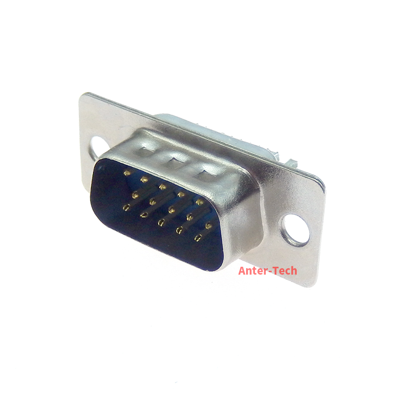 5Pcs D-SUB DB15 15 Broches Femelle Mâle VGA Prise Connecteur Adaptateur 3 NucleoSolder Type Mâle Femelle Plug Socket convertisseur: Or