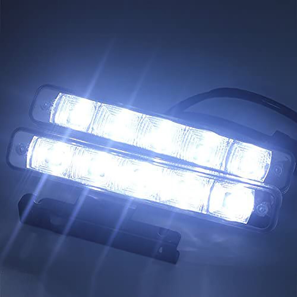 2 Stuks 6000K Waterdichte Super Heldere Auto Stijlvolle Light10W 12V Super Heldere Led-dagrijverlichting Auto Daglicht drl Mistlamp