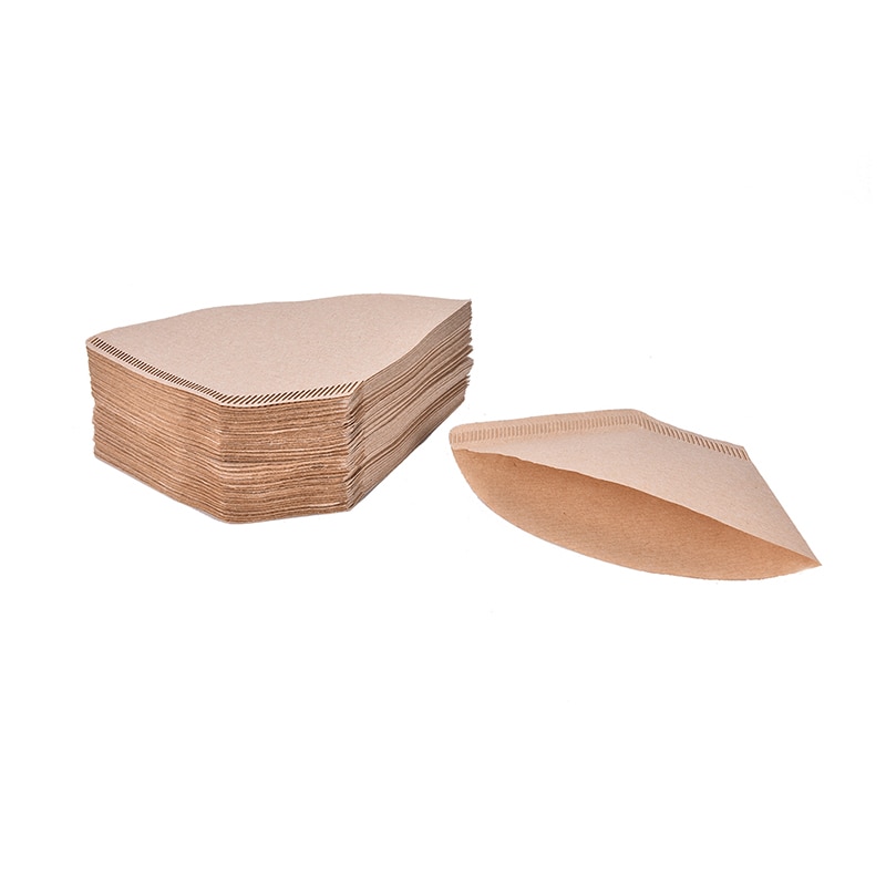 100 Stks/zak Houten Originele Hand Drip Papier Koffie Filter Espresso Koffie Filter Packs Theezakje Zeef Groene Thee Zetgroep