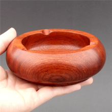 Cenicero de caoba chino , Cenicero de palisandro, Cenicero de madera maciza, hogar, sala de estar, oficina, decoración
