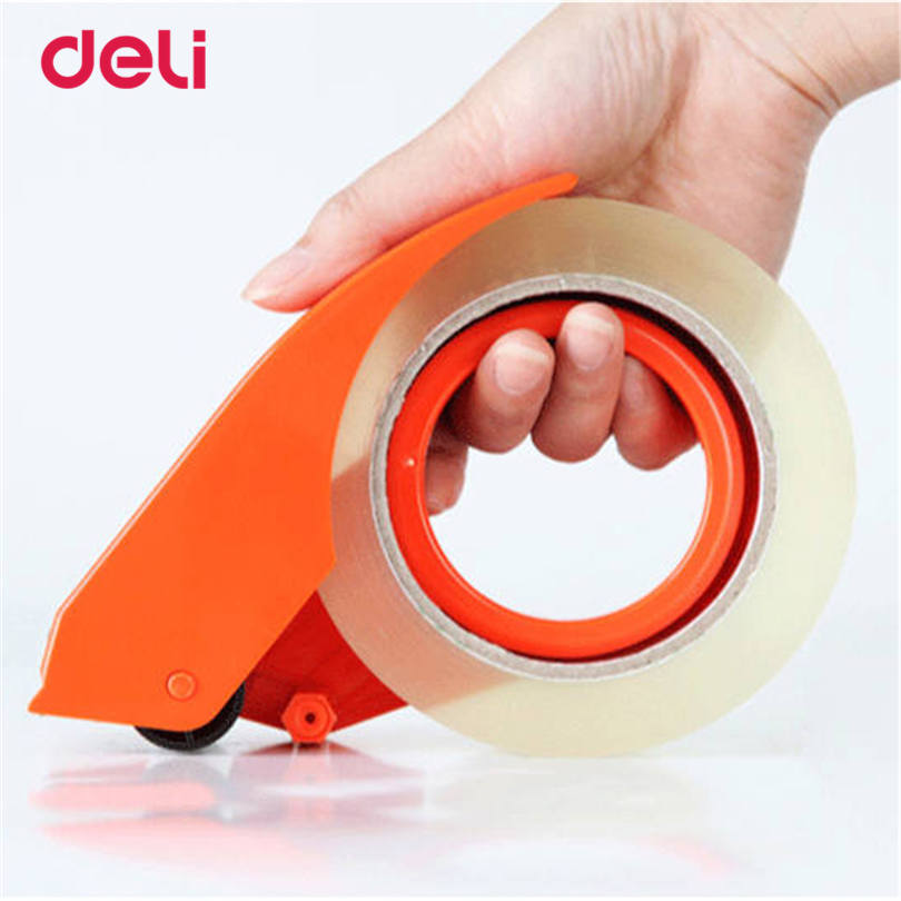 Deli profession Practical Plastic Adhesive Tape cutter tape Dispenser Office Desktop carton supplies tape width less than 48 mm