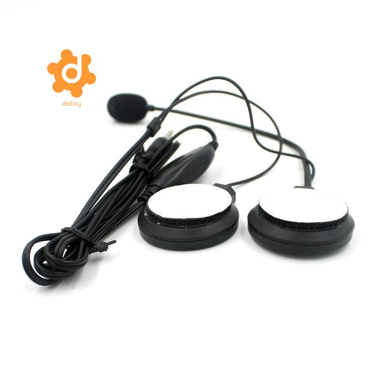 Motorhelm Hoofdtelefoon Headset Met Microfoon Speaker Stereo Voor MP3