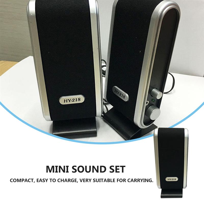 Usb-voeding computerluidsprekers stereo draagbare mini-luidspreker laptopluidspreker