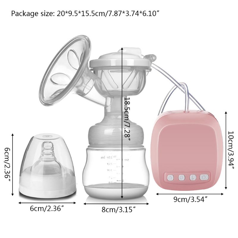 Elektrische Brust Pumpe Automatische Melker mit Baby Flasche Mütterlichen ziehen Milch Hersteller 4XFE