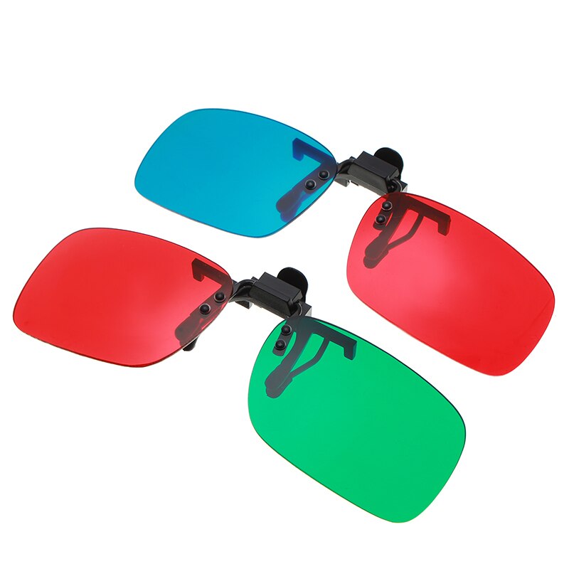 1 stuks /2 stuks /4 stuks 3d glazen 3d bioscoopbrillen clip-on passieve circulaire polarisatie universeel voor 3d tv films veilig handig