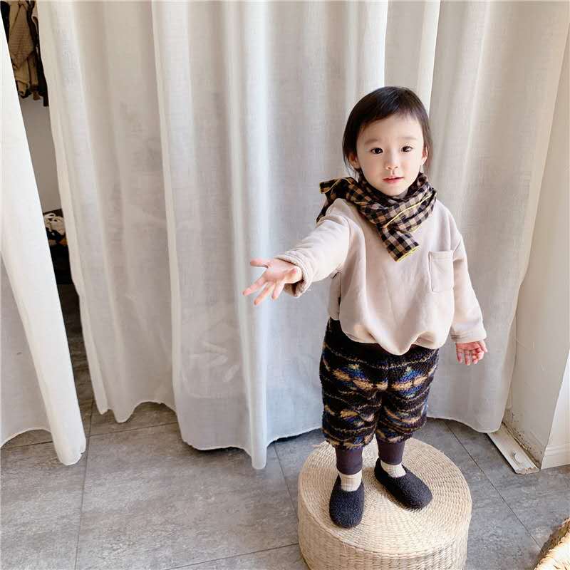 Kinderkleding Herfst/Winter Stijl Meisjes Herfst Stijl Koreaanse Fleece Kinderen Grote Trui