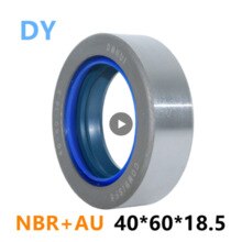 NBR + AU verbindung öl dichtung rahmen öl dichtung hochdruck maschine Modell: 40*60*18.5/40x