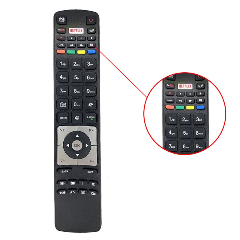 Remote Control RC5118 for Hitachi HD Smart TV RC5118F