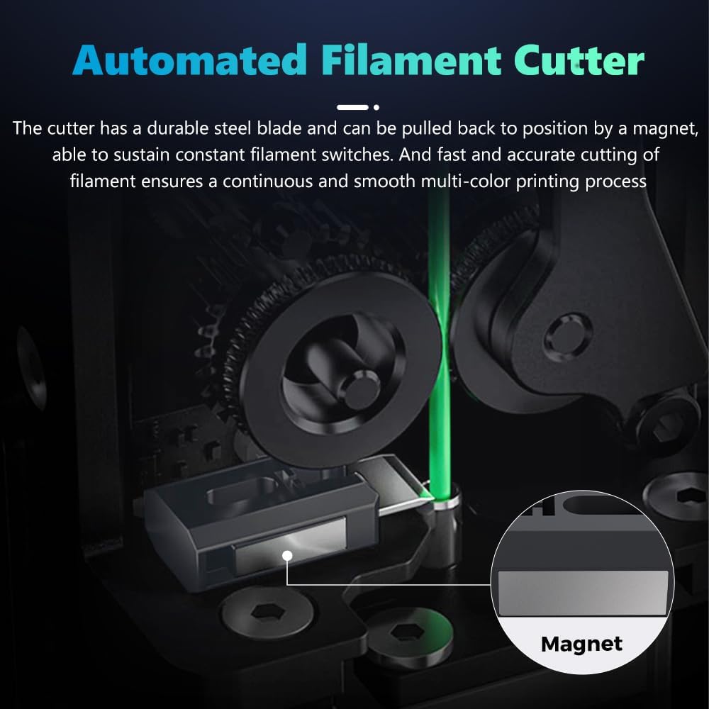 Creality original  k2 plus combo filamentskærer, høj holdbarhed og hurtig udskiftning af filamentskærermodul til 3d printere