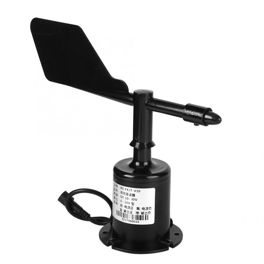 Sensor de velocidad del viento de 0-10V, 8 direcciones, salida de señal ambiental, policarbonato, anemómetro