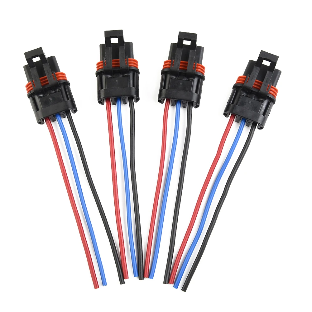 4PCS Car Pulse Power Bus Bar Plug Pigtail Wire Plug Connectors For Polaris RZR PRO XP XP4 Easy To Plug And Play Wire Accessories