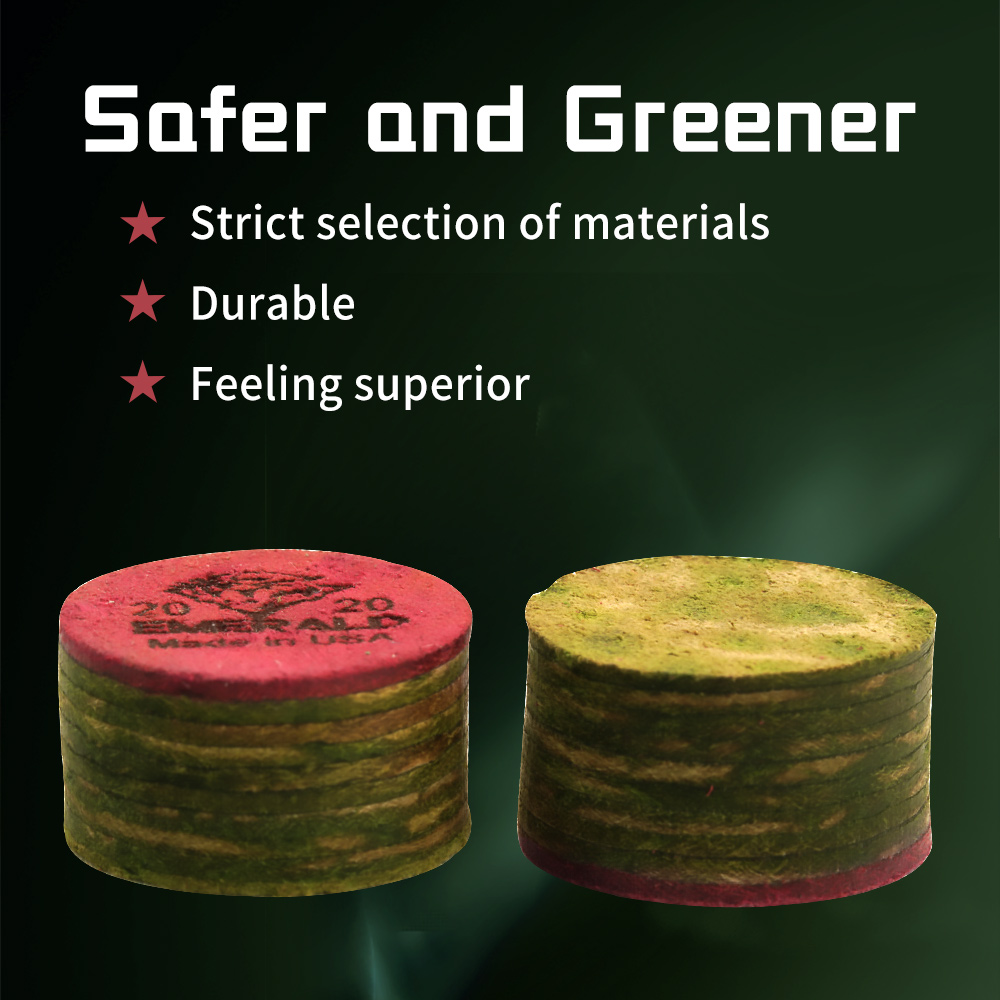 Pool Cue Tips Emerald Laminated Layers Icebreaker Phenolic Break Jump Tips Carom Billiard Accessories