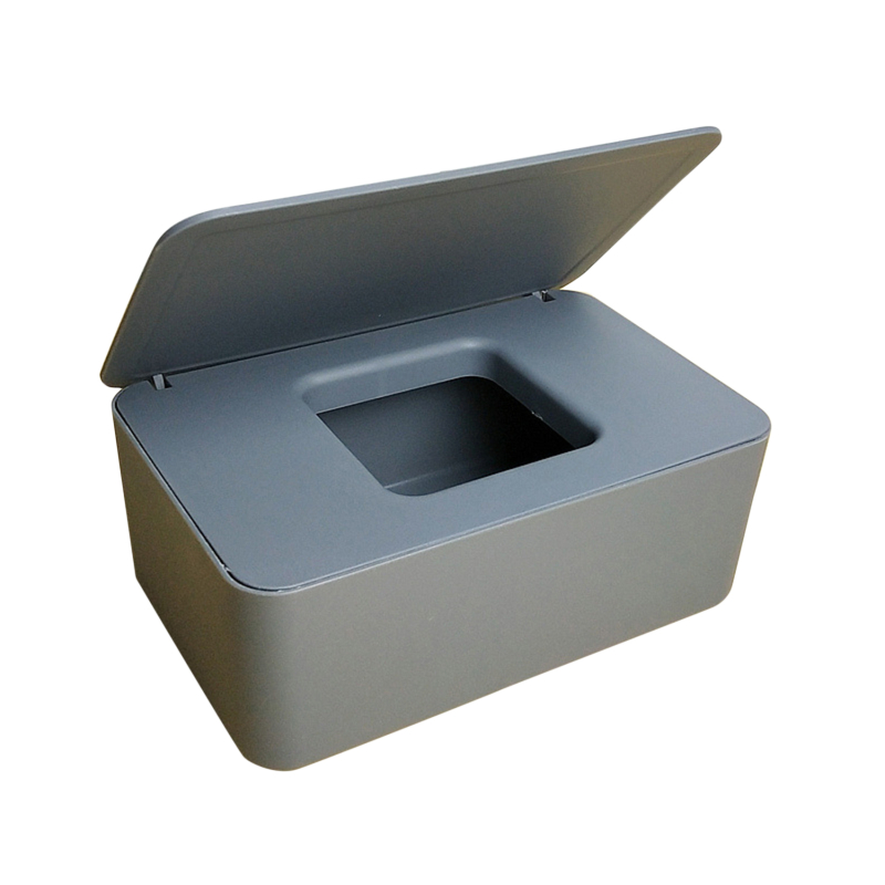 Plastic Tissue Box Wet Tissue Holder Cover Wipes Paper Tissue Paper Storage Box Paper Towel Dispenser Home Napkin Organizer: Grey