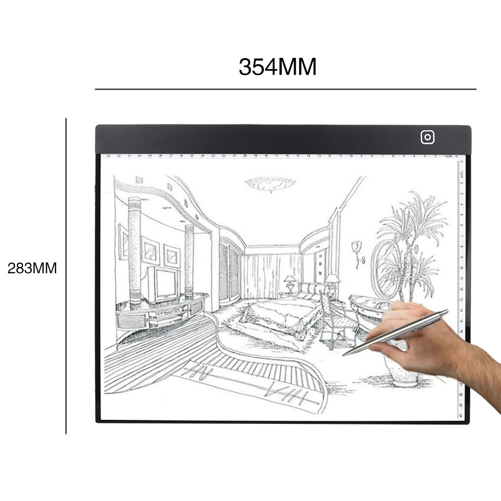 Drawing & Drawing Board Table LED Panel 3rd Gear Dimming Scale 4W Drawing tablet Painting Art Supplies & graphic tablet