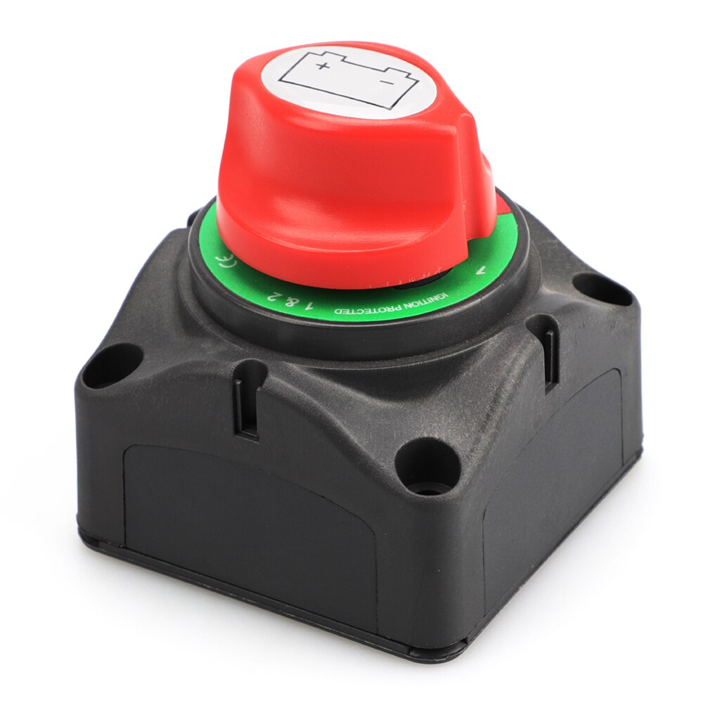 12V 48V DC Heavy Duty Battery Selector Switch Disconnect 1-2-Both-Off