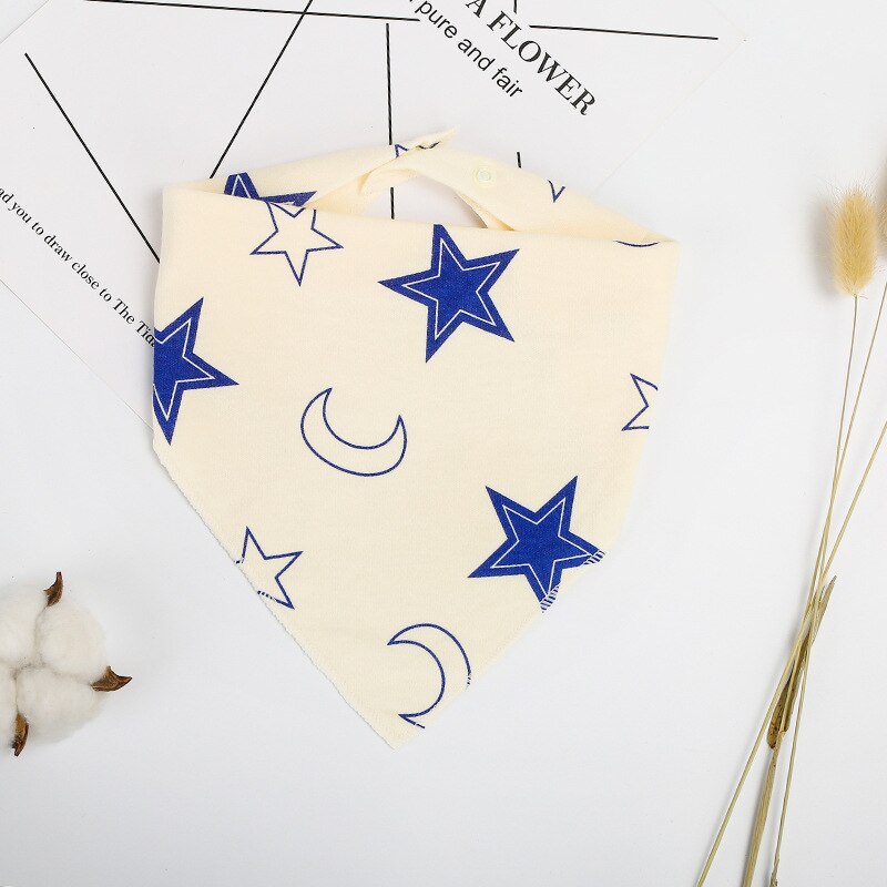 Baby Lätzchen Dreieck Doppel Baumwolle Lätzchen Karikatur drucken Speichel Handtuch Baby Jungen Mädchen Fütterung Schürze Baumwolle Bandana Lätzchen: verrotten