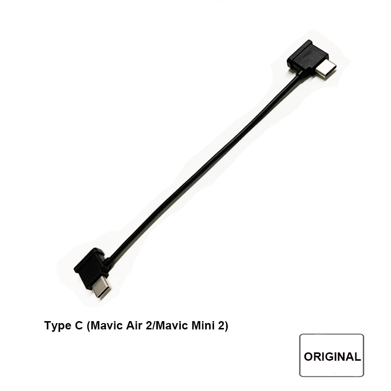 Original remote Control Data Cable Line for DJI Mavic Pro 2 Mini 2 Air 2 Wire Connet Android Micro USB Type-c IOS: Air 2 TYPE C