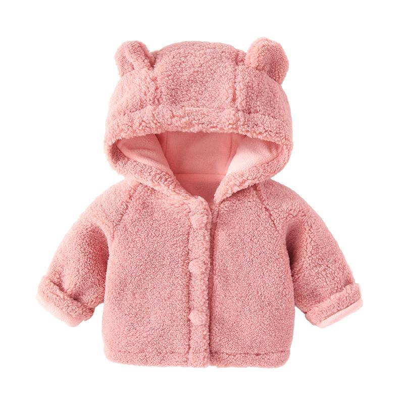 Herfst/Winter Jongens Meisjes Kasjmier Jas Comfortabele Leuke Baby Pasgeborenen Hooded Winter Jassen Kleding Kinderen Kleding