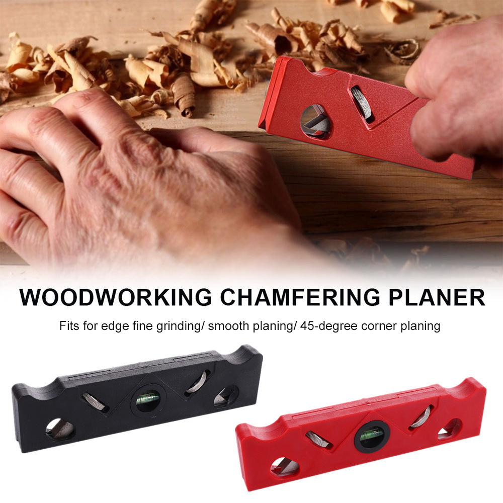 Woodworking Chamfer Plane Portable Hand Planer for 45-degree Edge Corner Plane Adjustable Chamfering Trimming Multifunction Tool