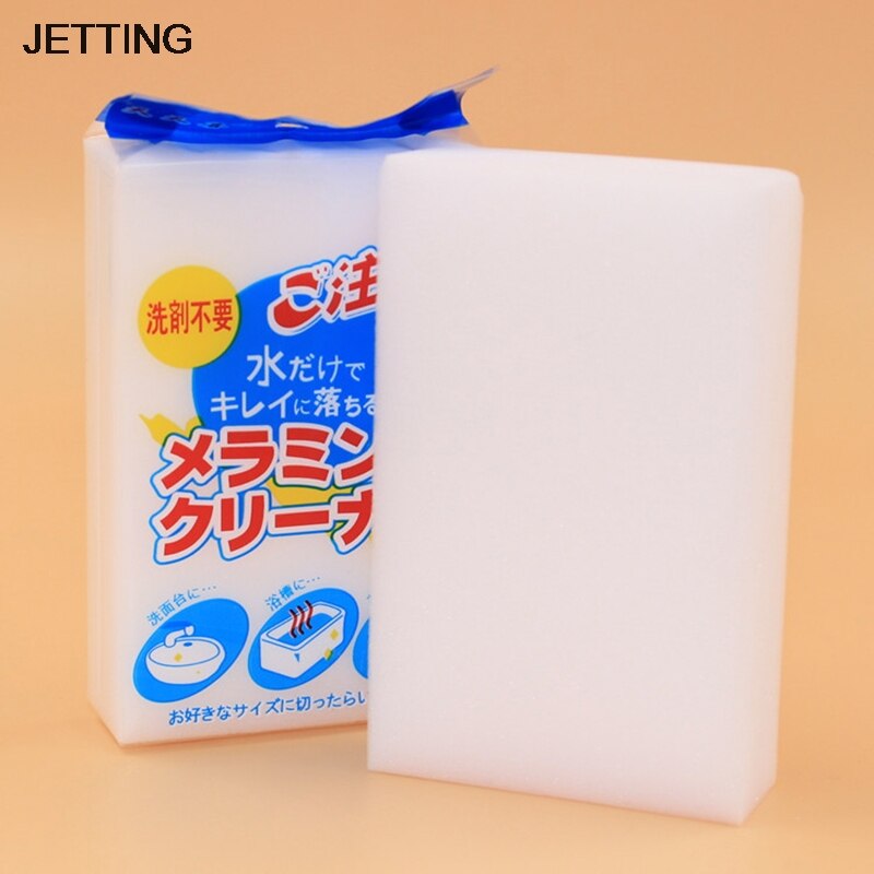 JETTING 1 PC Car Window Cleaning Melamine Sponge Magic Sponge Eraser Melamine Cleaner White Car Magic Eraser Car Care