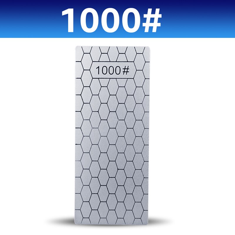 Diamond Knives Sharpening Stone 400# 1000# 600# Grindstone Knife Sharpener Ultra-thin Honeycomb Surface Whetstone Set: Girt 1000