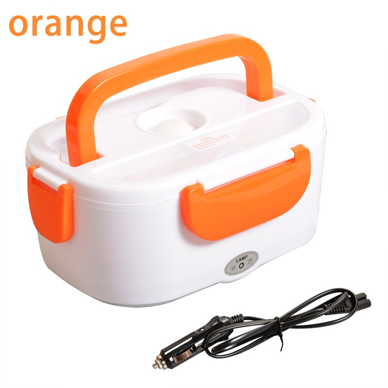 Fiambrera eléctrica portátil de 12V con calefacción, caja Bento, Auto coche, comida, contenedor de arroz, calentador para escuela, oficina, hogar, vajilla