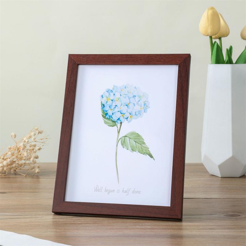 Multi-size wandgemonteerde displayframe Houten fotolijst huis decoratieve fotolijst DIY fotolijst op te hangen: 5 inch / Light Grey