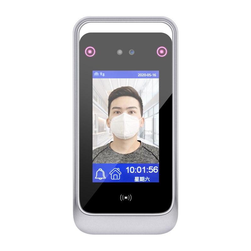 Dynamic face recognition can work at strong direct light 1MP camera TCP/WIFI Access Control 2000 face 4.3 inch touch Screen
