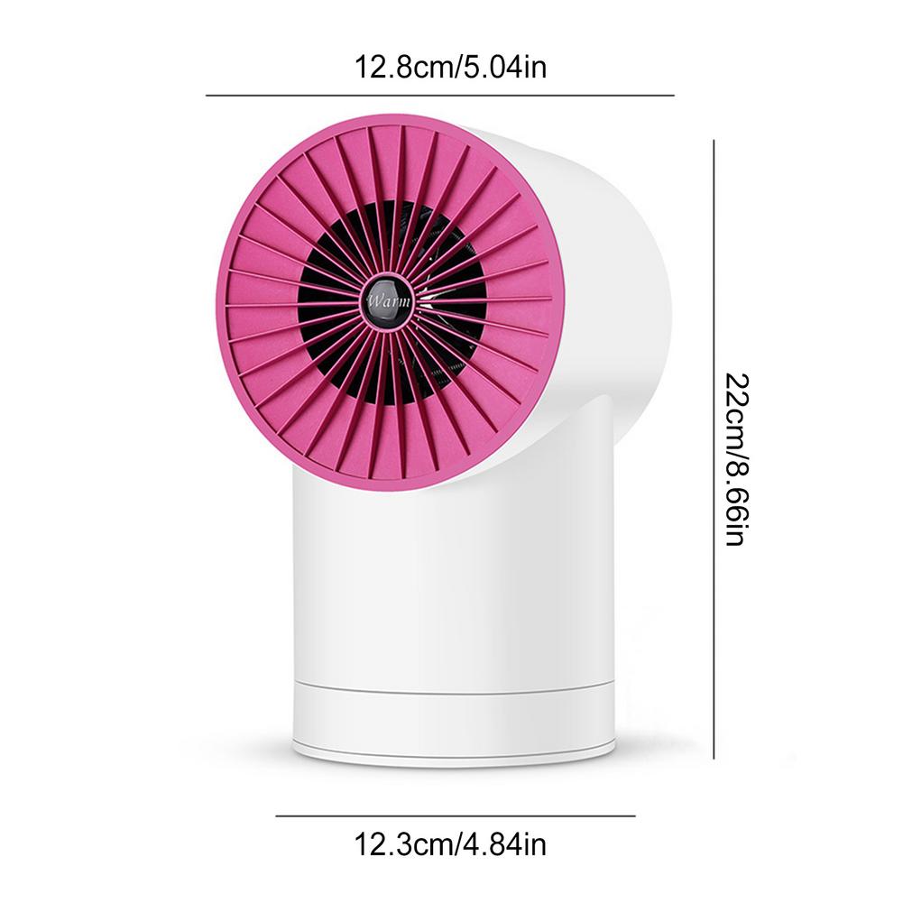 Electric Space Heater USB Powered Fan Heater for Home Office