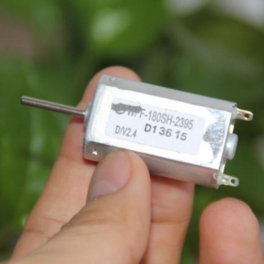 Brand 16mm long shaft 180 micro DC motor 2.4V 7000RPM metal brush shaver motor 15g.cm WFF-180SH-2395