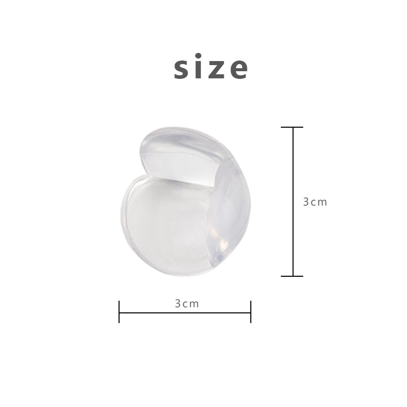 1Pc Baby Veiligheid Tabel Corner Protector Transparante Anti-Botsing Hoek Sferische Beschermhoes Meubels Rand Bescherming