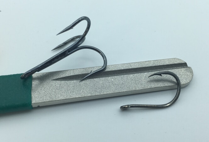 Rompin vishaak slijper visaccessoire visgereedschap diamant voor drievoudige vishaak