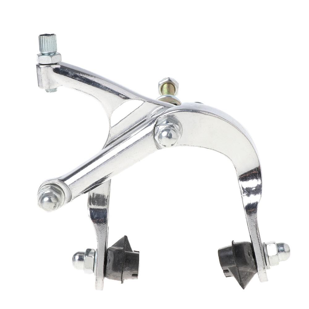 Étrier de frein de vélo avant en alliage d'aluminium, 1 pièce, Long bras anodisé fixe pour vtt: Gris clair