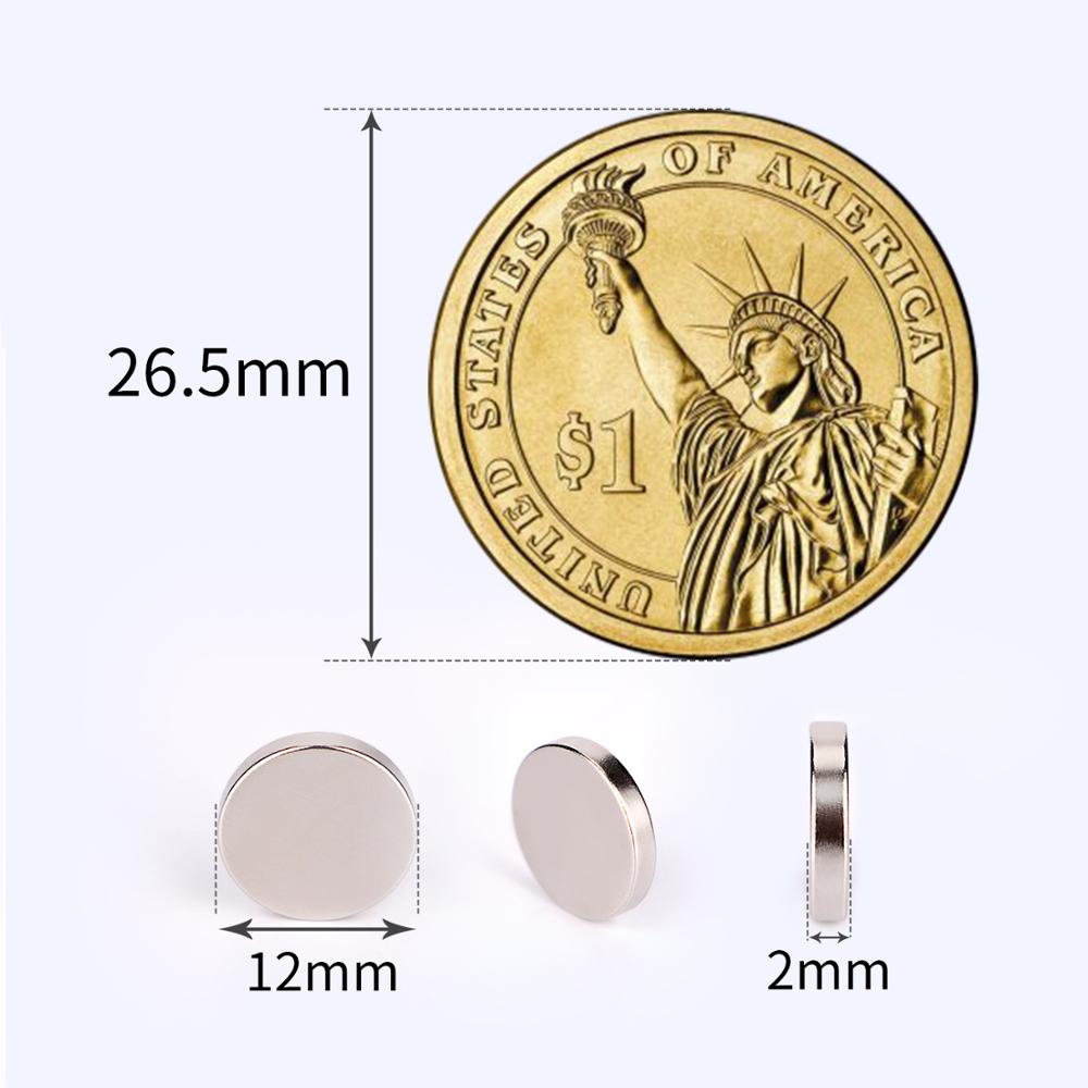 20PCS/Lot 10x1mm 12x2mm 12x1mm Small Round Magnet Round Magnet Strong magnets Rare Earth Neodymium Magnet